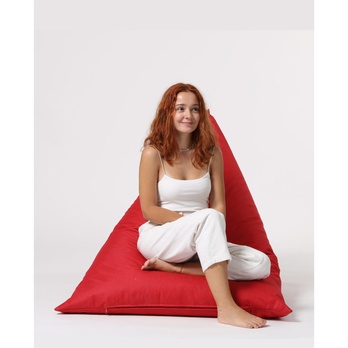 Sedací vak PYRAMID červená 1