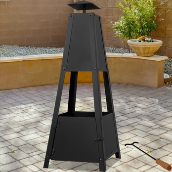 Ohnisko PYRAMIDA čierna 7