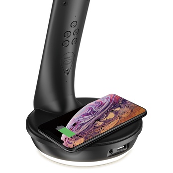 Stolní lampa QI čierna 6