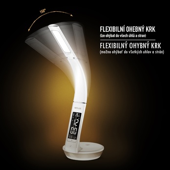 Stolní lampa QI čierna 9