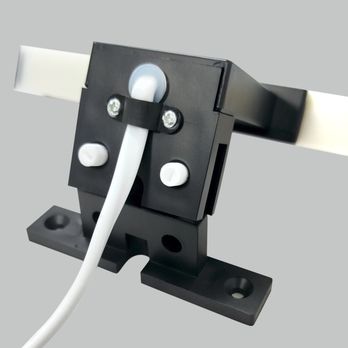 Kúpeľňové nástenné LED svietidlo  QTEC 2 čierna, šírka 20 cm 3