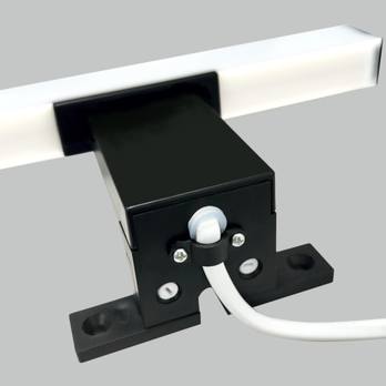 Kúpeľňové nástenné LED svietidlo  QTEC 2 čierna, šírka 20 cm 4