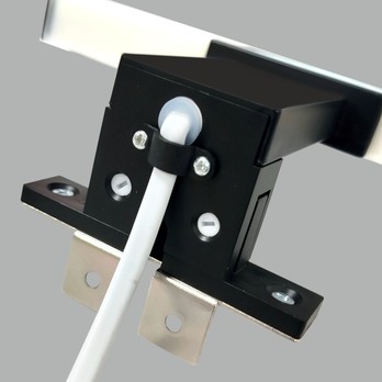 Kúpeľňové nástenné LED svietidlo  QTEC 2 čierna, šírka 20 cm 6