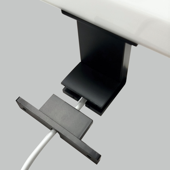 Kúpeľňové nástenné LED svietidlo QTEC 2 čierna, šírka 80 cm 1