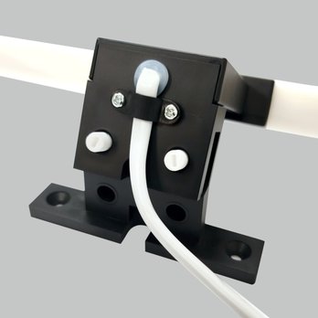 Kúpeľňové nástenné LED svietidlo QTEC 2 čierna, šírka 80 cm 4