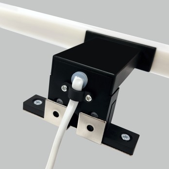 Kúpeľňové nástenné LED svietidlo QTEC 2 čierna, šírka 80 cm 5