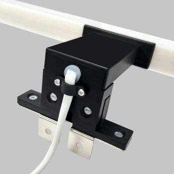 Kúpeľňové nástenné LED svietidlo QTEC 2 čierna, šírka 80 cm 6