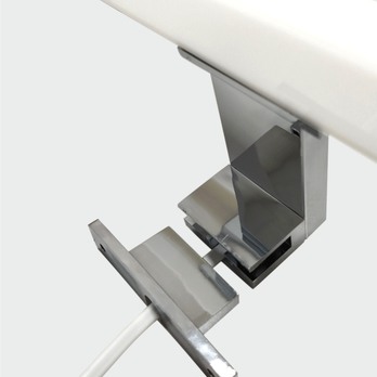 Kúpeľňové nástenné LED svietidlo QTEC 2 chróm, šírka 80 cm 1