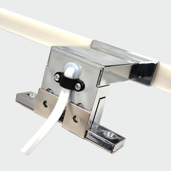 Kúpeľňové nástenné LED svietidlo QTEC 2 chróm, šírka 80 cm 5