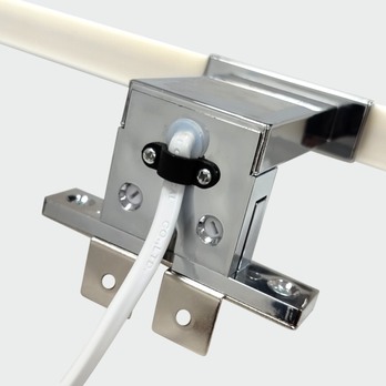 Kúpeľňové nástenné LED svietidlo QTEC 2 chróm, šírka 80 cm 6