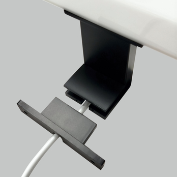 Kúpeľňové nástenné LED svietidlo QTEC 2 čierna, šírka 40 cm 1