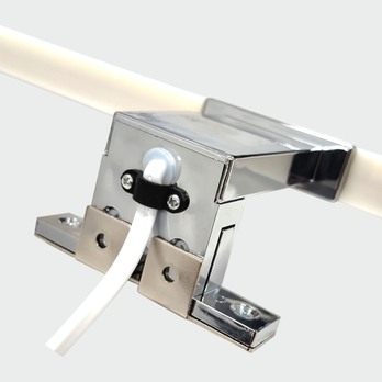 Kúpeľňové nástenné LED svietidlo QTEC 2 chróm, šírka 40 cm 5