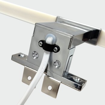 Kúpeľňové nástenné LED svietidlo QTEC 2 chróm, šírka 40 cm 6