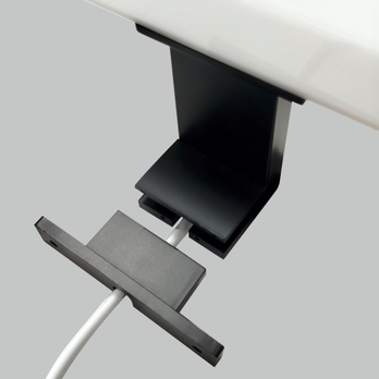 Kúpeľňové nástenné LED svietidlo QTEC 2 čierna, šírka 60 cm 1