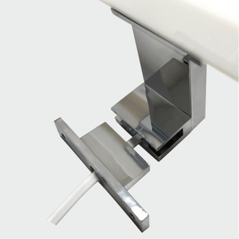 Kúpeľňové nástenné LED svietidlo QTEC 2 chróm, šírka 60 cm 1