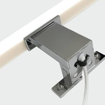 Kúpeľňové nástenné LED svietidlo QTEC 2 chróm, šírka 60 cm 3