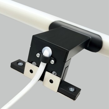 Kúpeľňové nástenné LED svietidlo QTEC 3 čierna, šírka 30 cm 1