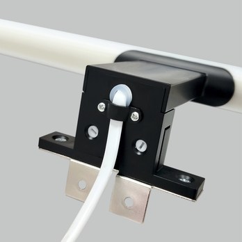 Kúpeľňové nástenné LED svietidlo QTEC 3 čierna, šírka 30 cm 2