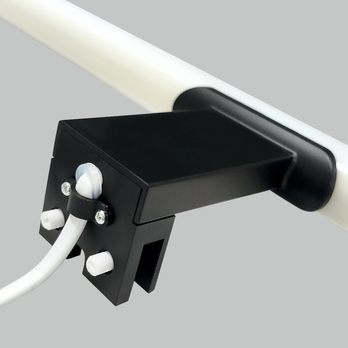 Kúpeľňové nástenné LED svietidlo QTEC 3 čierna, šírka 30 cm 3