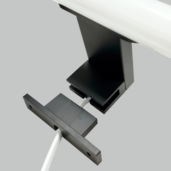 Kúpeľňové nástenné LED svietidlo QTEC 3 čierna, šírka 30 cm 5