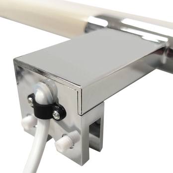 Kúpeľňové nástenné LED svietidlo QTEC 3 chróm, šírka 30 cm 2