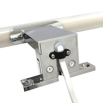 Kúpeľňové nástenné LED svietidlo QTEC 3 chróm, šírka 30 cm 3