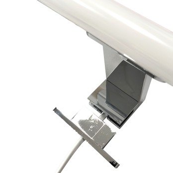 Kúpeľňové nástenné LED svietidlo QTEC 3 chróm, šírka 50 cm 1