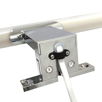 Kúpeľňové nástenné LED svietidlo QTEC 3 chróm, šírka 50 cm 3