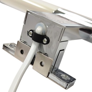 Kúpeľňové nástenné LED svietidlo QTEC 3 chróm, šírka 50 cm 5