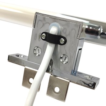 Kúpeľňové nástenné LED svietidlo QTEC 3 chróm, šírka 50 cm 6