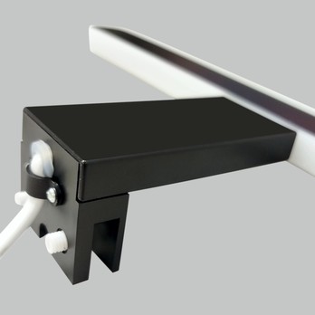 Kúpeľňové nástenné LED svietidlo QTEC 4 čierna, šírka 30 cm 2