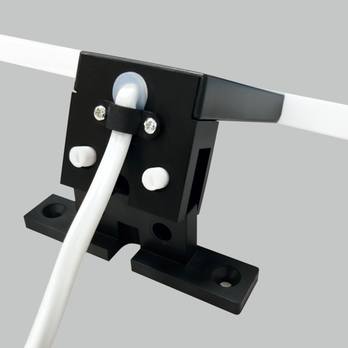 Kúpeľňové nástenné LED svietidlo QTEC 4 čierna, šírka 30 cm 4