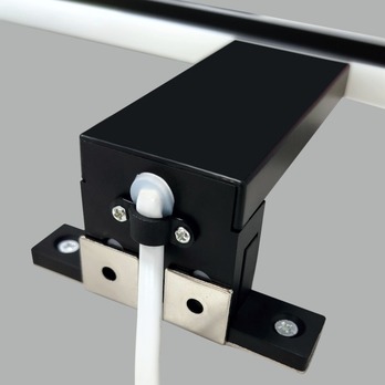 Kúpeľňové nástenné LED svietidlo QTEC 4 čierna, šírka 30 cm 5