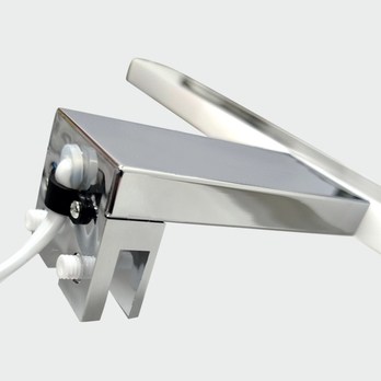 Kúpeľňové nástenné LED svietidlo QTEC 4 chróm, šírka 30 cm 2