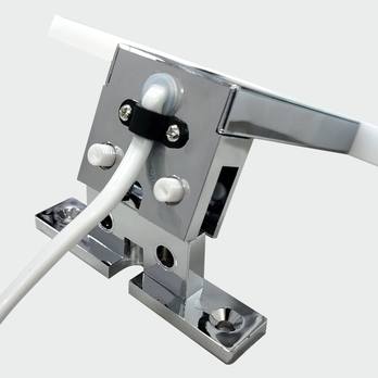 Kúpeľňové nástenné LED svietidlo QTEC 4 chróm, šírka 30 cm 4