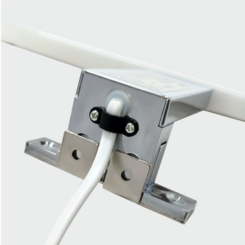 Kúpeľňové nástenné LED svietidlo QTEC 4 chróm, šírka 30 cm 5