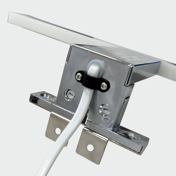 Kúpeľňové nástenné LED svietidlo QTEC 4 chróm, šírka 30 cm 6