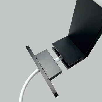 Kúpeľňové nástenné LED svietidlo QTEC 4 čierna, šírka 50 cm 1