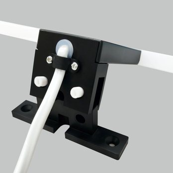 Kúpeľňové nástenné LED svietidlo QTEC 4 čierna, šírka 50 cm 4