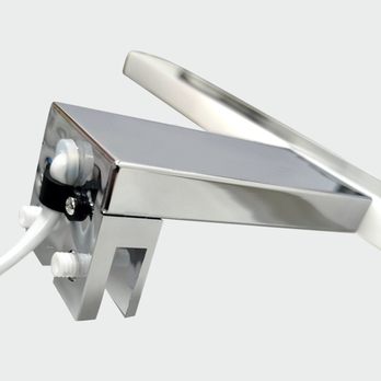 Kúpeľňové nástenné LED svietidlo QTEC 4 chróm, šírka 50 cm 2