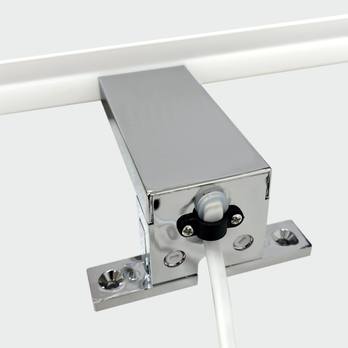 Kúpeľňové nástenné LED svietidlo QTEC 4 chróm, šírka 50 cm 3