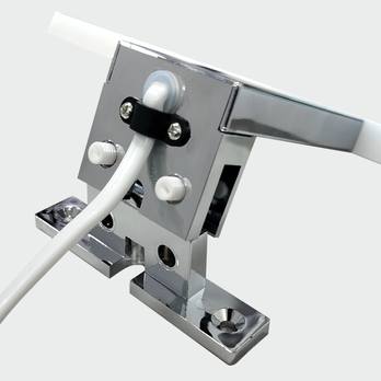 Kúpeľňové nástenné LED svietidlo QTEC 4 chróm, šírka 50 cm 4