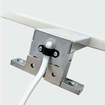 Kúpeľňové nástenné LED svietidlo QTEC 4 chróm, šírka 50 cm 5