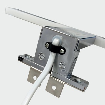 Kúpeľňové nástenné LED svietidlo QTEC 4 chróm, šírka 50 cm 6