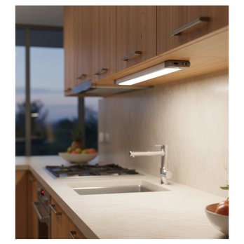 Podlinkové LED svietidlo QTEC strieborná, šírka 33 cm 1