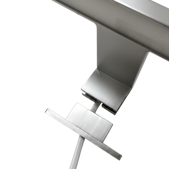 Kúpeľňové nástenné LED svietidlo QTEC chróm, šírka 50 cm 1