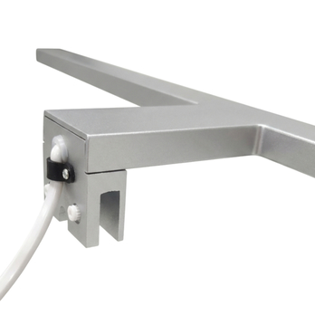 Kúpeľňové nástenné LED svietidlo QTEC chróm, šírka 50 cm 2