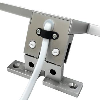 Kúpeľňové nástenné LED svietidlo QTEC chróm, šírka 50 cm 4