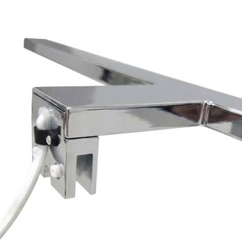 Kúpeľňové nástenné LED svietidlo QTEC chróm, šírka 30 cm 2