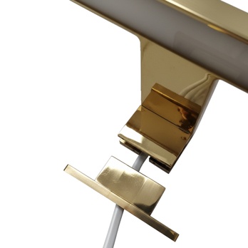 Kúpeľňové nástenné LED svietidlo QTEC zlatá lesklá, šírka 30 cm 1